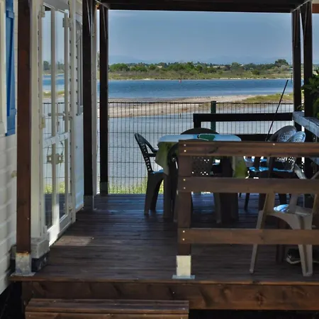 Mobile-home Avec Terrasse Pour 4, Cuisine Equipee - Api-1-52-1085 Kemping Marseillan (Herault)